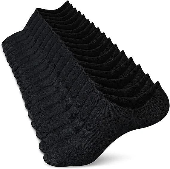Wernies black no show socks